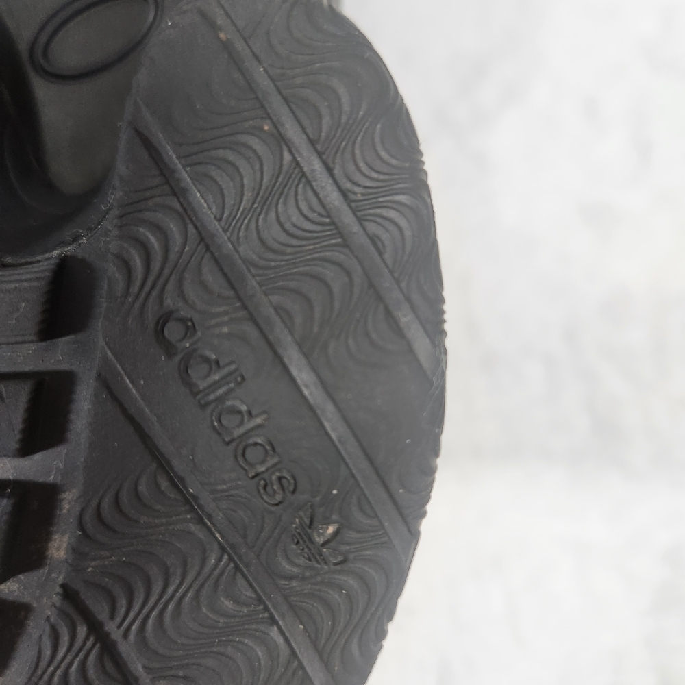 adidas Women's Black Sneakers with Gold Stripes - Picture 10 of 11